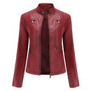 Jaqueta Feminina Casual com Zíper Estilo Streetwear