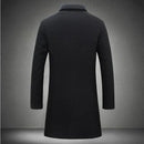 Jaqueta Longa Masculina de Inverno Lã Premium