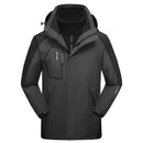 Jaqueta Masculina 3 em 1 com Forro Fleece Impermeável Corta-Vento