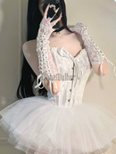 Espartilho Lingerie c/ saia tutu