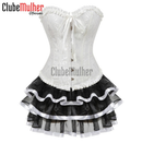 Espartilho Lingerie com Saia