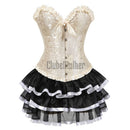 Espartilho Lingerie com Saia