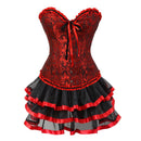 Espartilho Lingerie com Saia