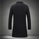 Jaqueta Longa Masculina de Inverno Lã Premium
