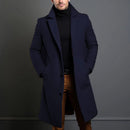 Jaqueta Longa Masculina de Inverno Lã Premium