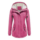 Jaqueta Parka Feminina Forrada com Lã para Inverno Glacier