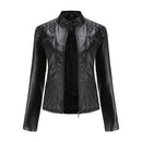 Jaqueta Feminina Casual com Zíper Estilo Streetwear